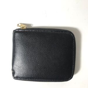 Black Zip Card Holder Wallet